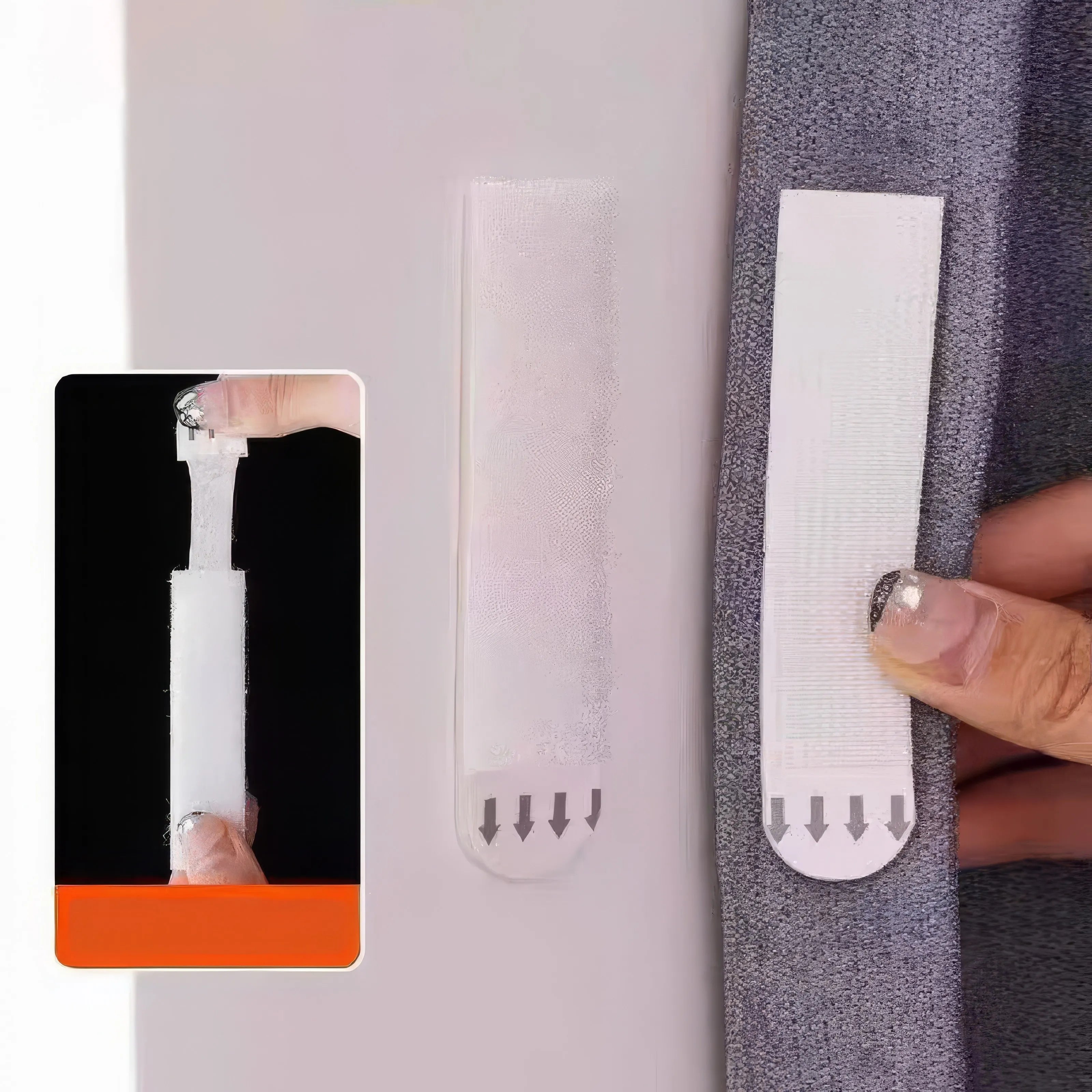6/12 Pairs of Non Perforated Hooks in White, Detachable Design, Easy To Clean, Suitable for Sticking Posters, Office Decoration