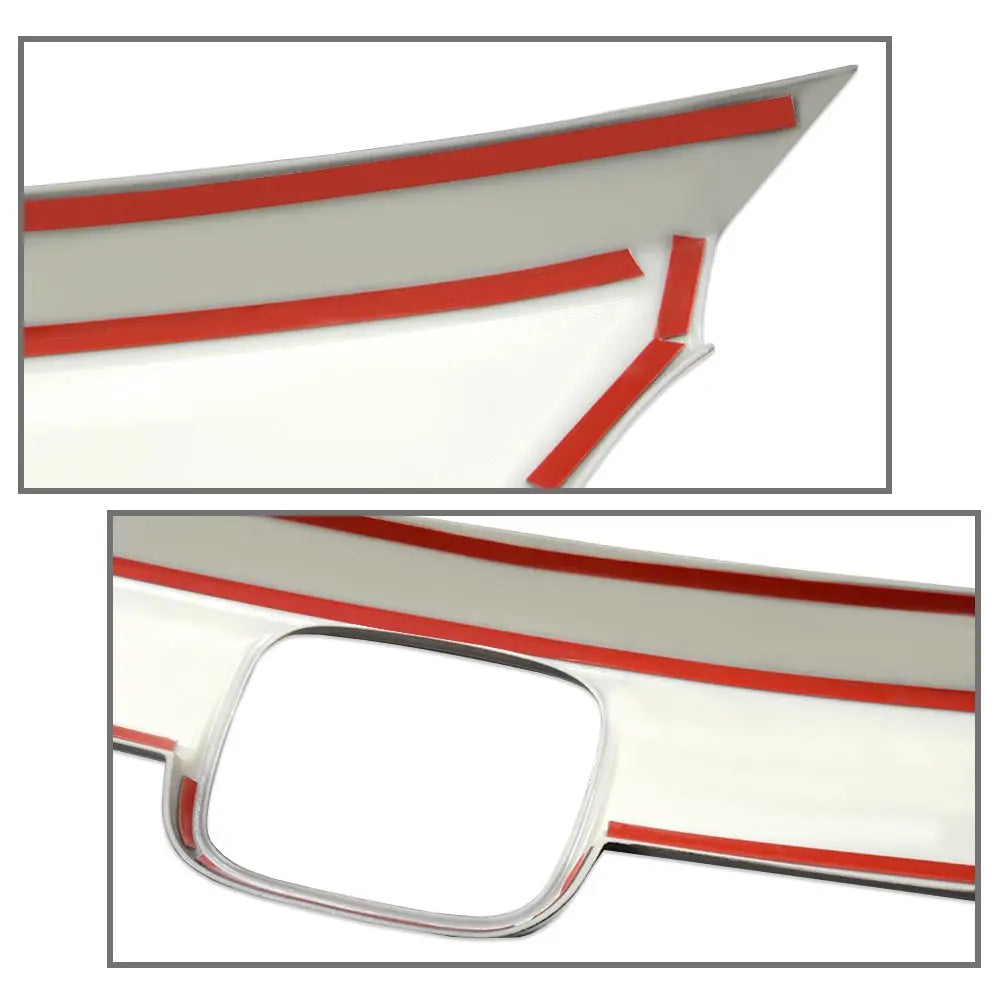 3Pcs Front Bumper Mesh Center Grille Grill Molding Strips Cover Trim Fit for Honda Accord 2018 2019 2020