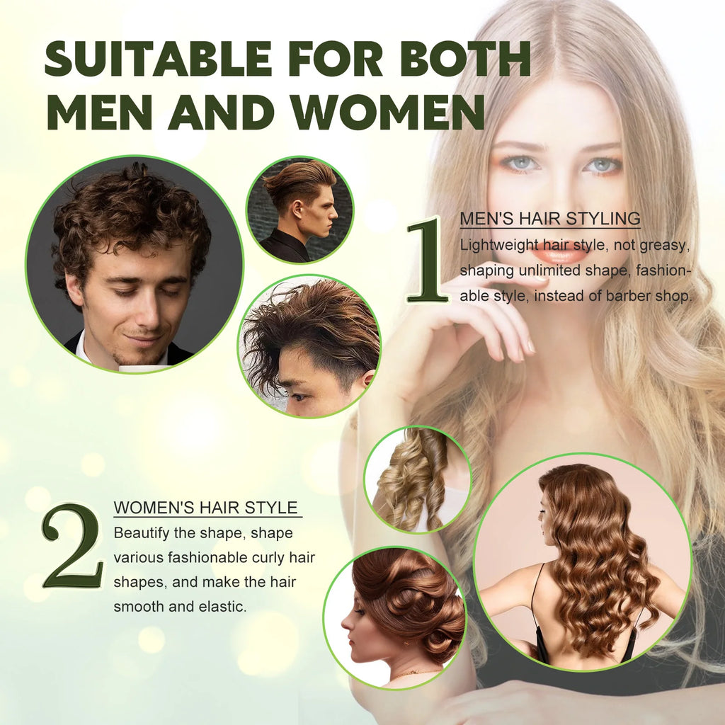 Jayusing Fluffy Curly Hair Styling Mousse Hydrating Moisturizing Care Anti-frizz Elastic Foam Style Intense Curl Defining Spray
