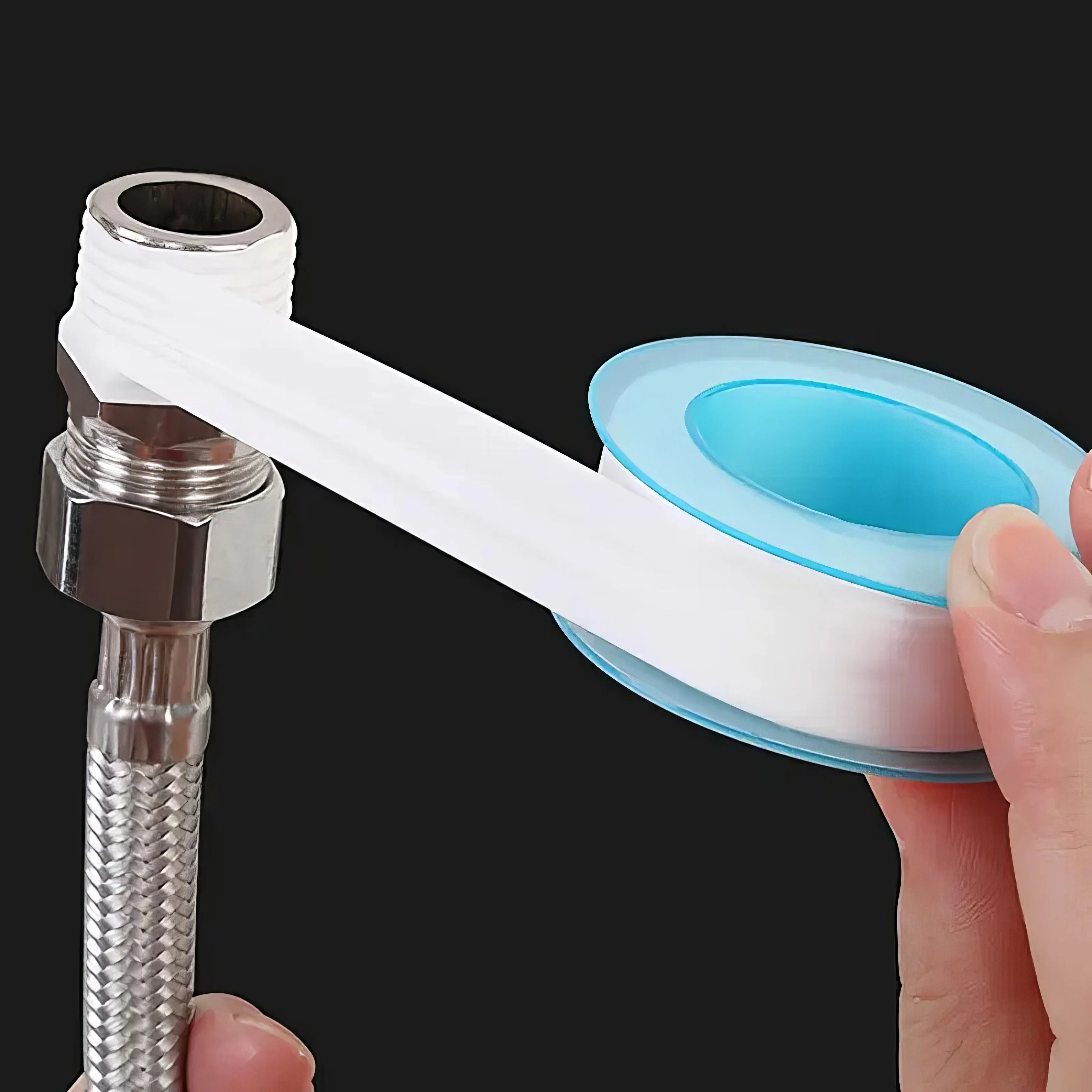 10 Rolls of Blue Sealing Tape, Self-adhesive Waterproof Sealing Tape - Suitable for Water Pipes, Shower Heads, Kitchen Sinks