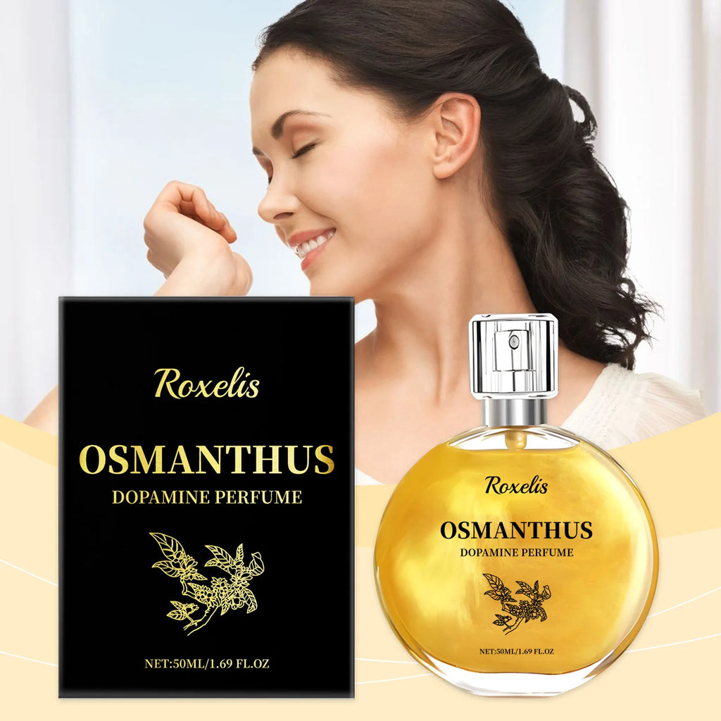 Roxelis Osmanthus Gold Plated Perfume Lasting Fragrance Natural Fresh Moisturizing Charm Lingering Fragrance Fine Perfume Spray