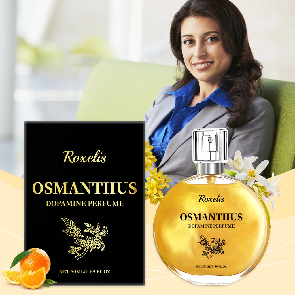 Roxelis Osmanthus Gold Plated Perfume Lasting Fragrance Natural Fresh Moisturizing Charm Lingering Fragrance Fine Perfume Spray