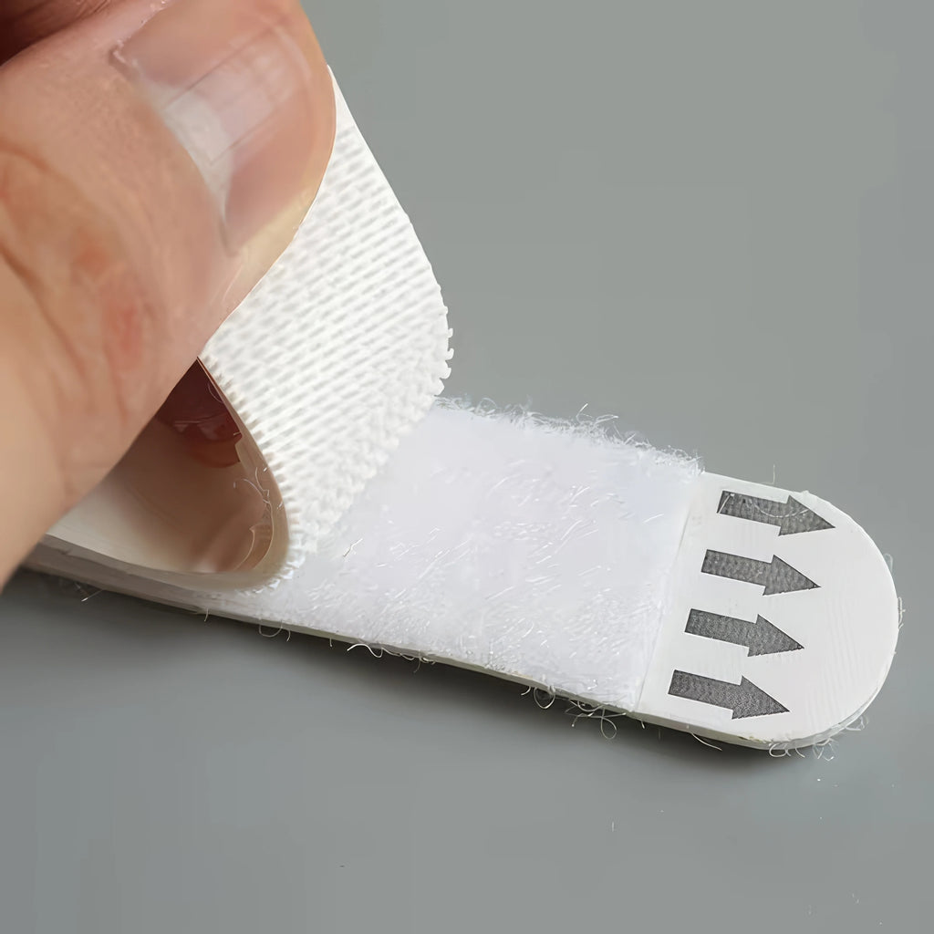 6 Pairs of White Hooks Without Punching, Nail Free Hooks, Suitable for Mirrors, Shelves, Pictures, Poster Hooks