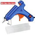 20W Hot Melt Glue Gun with Glue Sticks Industrial Mini Guns Thermo Electric Heat Temperature Tool with 7*100MM Sticks