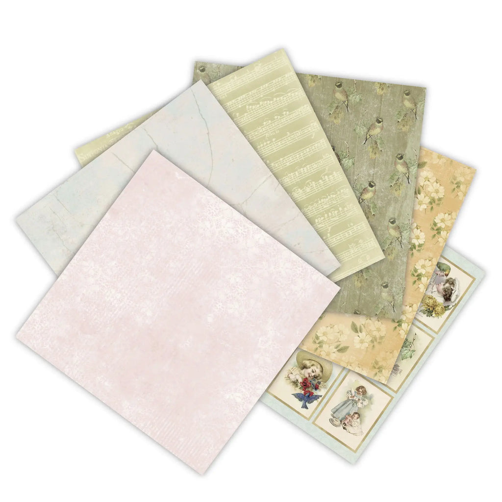 JOYOUS childhood Scrapbooking paper pack of 24 sheets handmade craft paper craft Background pad   436