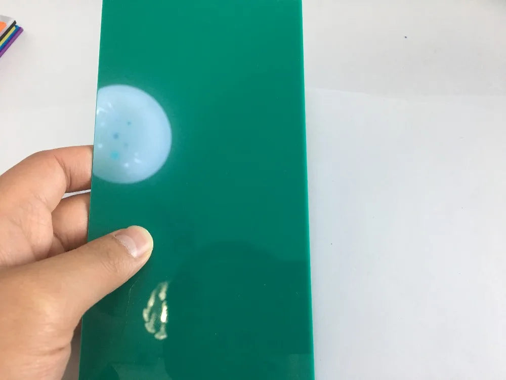J582 9Colors 10*20*0.23cm Colorful Opacitas Acrylic Plate Perspex Sheet Plastic Board DIY Model
