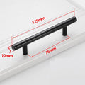 Black Golden Cupboard Handle Brushed Stainless Steel Kitchen Cabinet Door Knob Furniture Drawer Pull  Hardware Pulls  Bar Handle