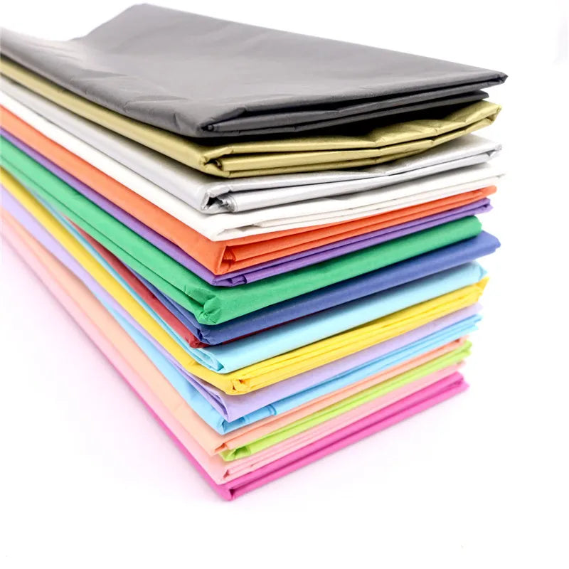 10sheets/pack Clothing Flower Packaging Paper Wine Florist Supplies Wrapping Tissue Craft Single Color Bouquet Gift DIY Handmade