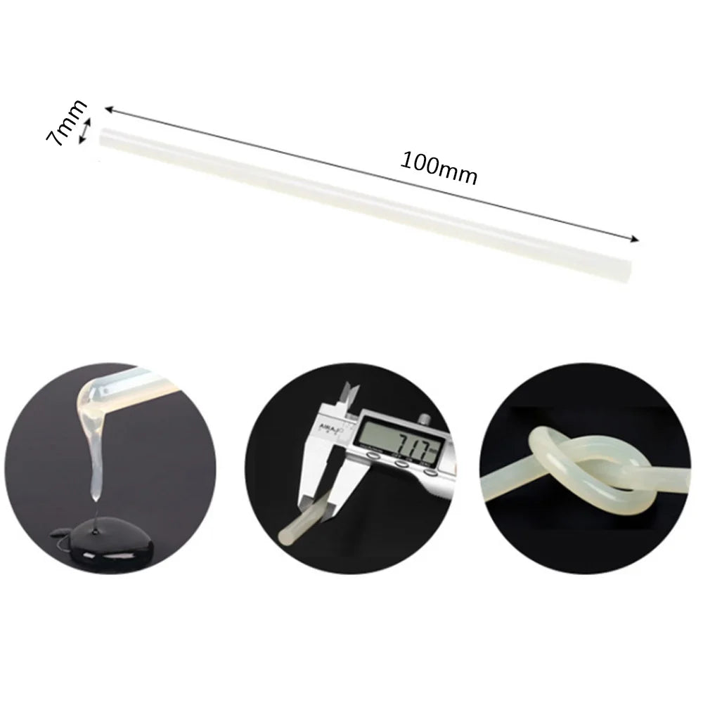 20W Hot Melt Glue Gun with Glue Sticks Industrial Mini Guns Thermo Electric Heat Temperature Tool with 7*100MM Sticks