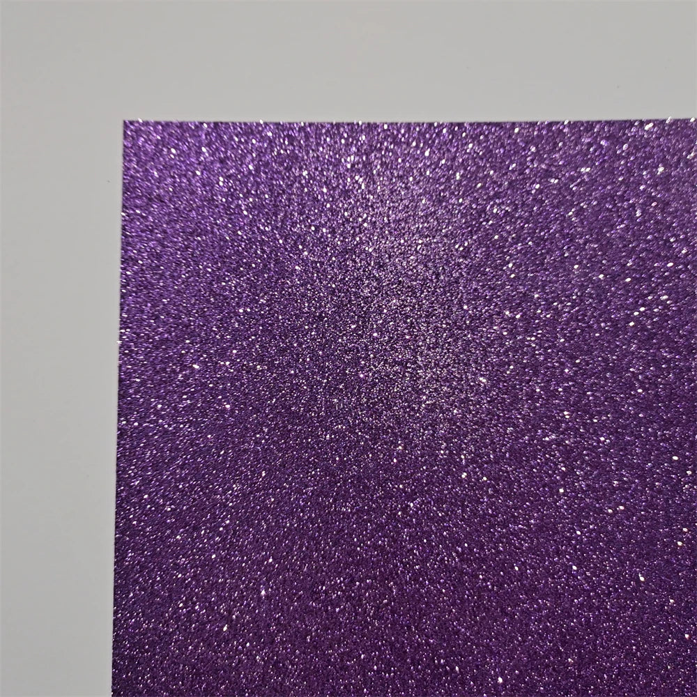 15pcs Children DIY Cardboard Colorful Glitter Paper Crafts sheet Glitter Card Stock