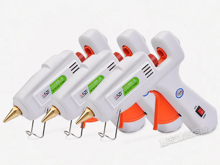 20W/60W/100W Hot Melt Glue Gun Smart Industrial Guns DIY Repair Tools Use 7mm/11mm Glue Sticks Heat Mini Gun
