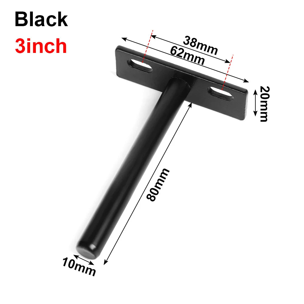 Invisible Floating Shelf Metal Brackets Heavy Duty Concealed Hidden Support Wall Mount Storage Shelf Furniture Hardware Racks