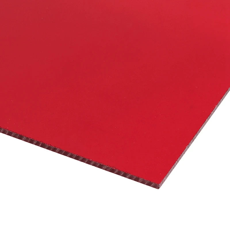 A4 210x297mm Red cutting carving 3mm acrylic sheet DIY model plastic sheet plate For Window Replacements toy part