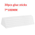 20W Hot Melt Glue Gun with Glue Sticks Industrial Mini Guns Thermo Electric Heat Temperature Tool with 7*100MM Sticks