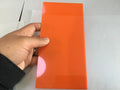 J582 9Colors 10*20*0.23cm Colorful Opacitas Acrylic Plate Perspex Sheet Plastic Board DIY Model