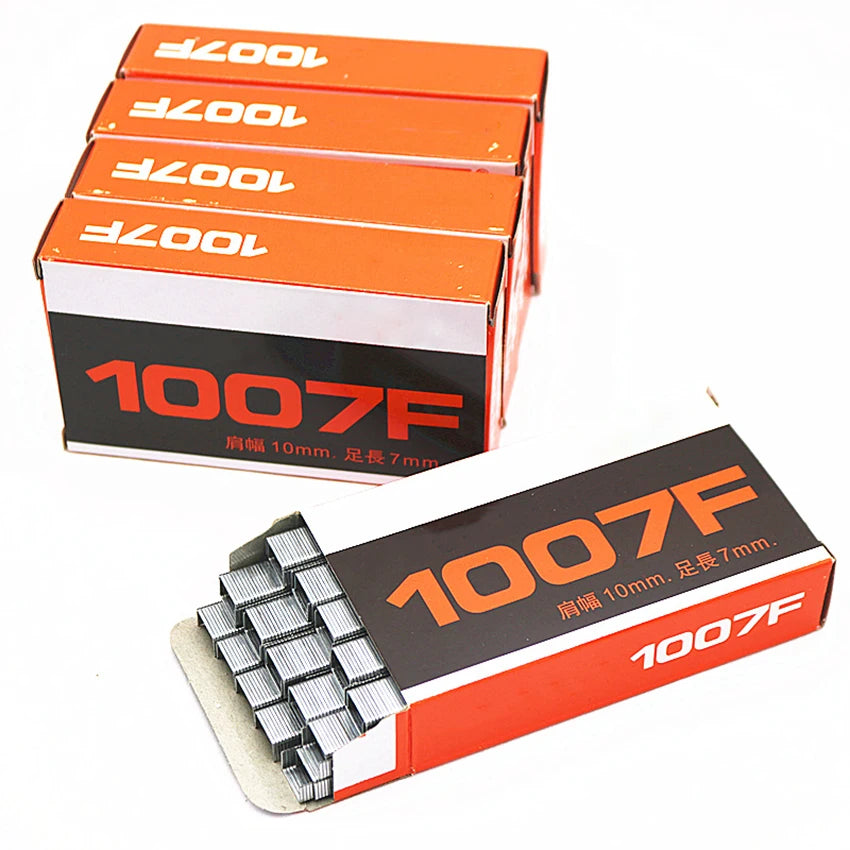 Manual Nail Gun Staples Crafts DIY Precision Gun Refill Staple 2400 Count,1007F,10x7mm,Upholstery Staples for Woodworking ручной