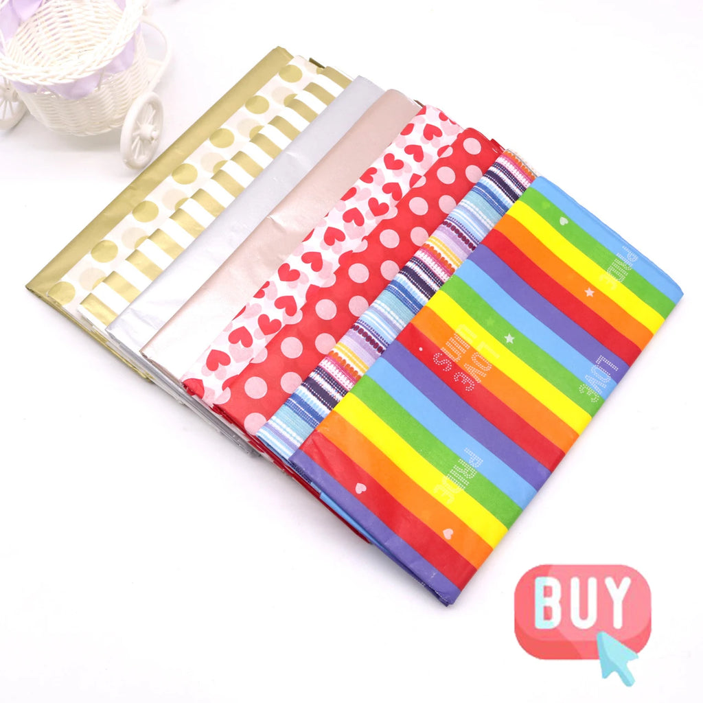 10sheets/pack Clothing Flower Packaging Paper Wine Florist Supplies Wrapping Tissue Craft Single Color Bouquet Gift DIY Handmade