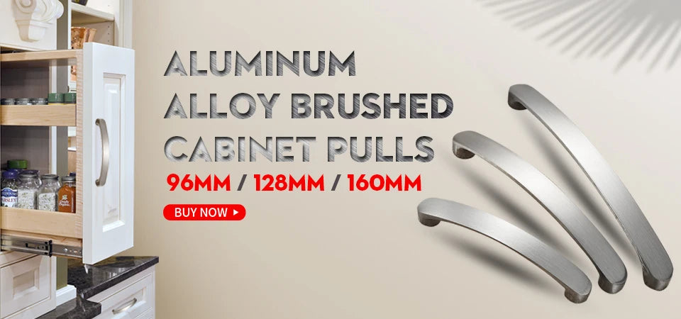 NAIERDI Solid Zinc Alloy Gold Cabinet Handles for Furniture Drawer Knobs Cabinet Pulls Decorative Home Decor Hardware