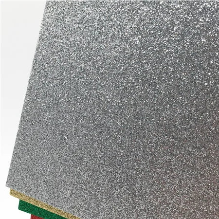 15pcs Children DIY Cardboard Colorful Glitter Paper Crafts sheet Glitter Card Stock