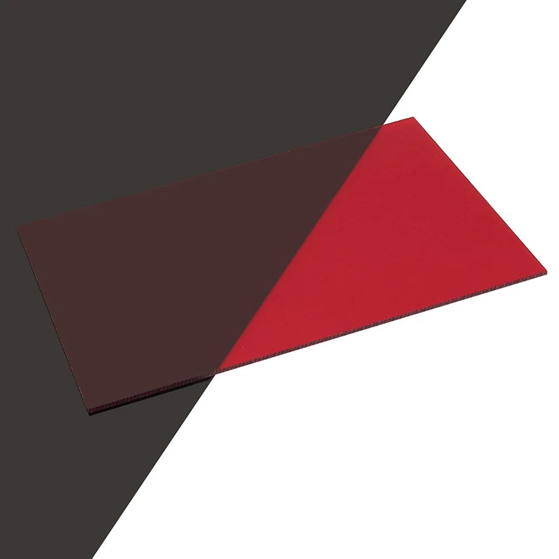 A4 210x297mm Red cutting carving 3mm acrylic sheet DIY model plastic sheet plate For Window Replacements toy part