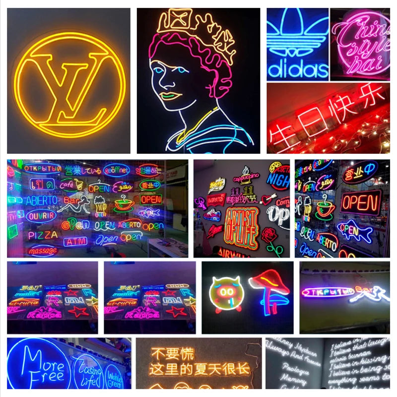 6/8mm 5M/Rolls DIY Separate Silicone Neon Strip 120Leds S-Bendable Newly Flexible Led Tape For LED Neon Sign Waterproof  IP67