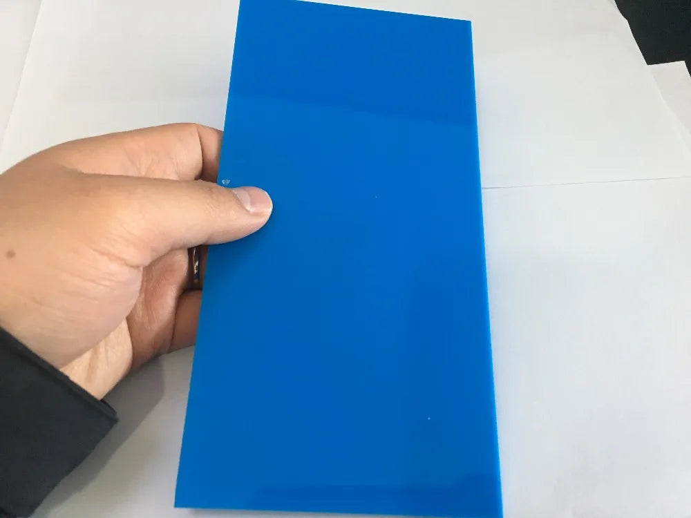 J582 9Colors 10*20*0.23cm Colorful Opacitas Acrylic Plate Perspex Sheet Plastic Board DIY Model