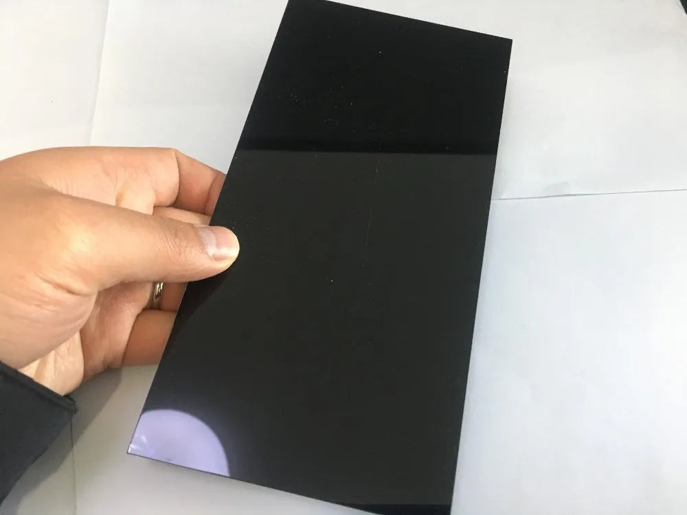 J582 9Colors 10*20*0.23cm Colorful Opacitas Acrylic Plate Perspex Sheet Plastic Board DIY Model