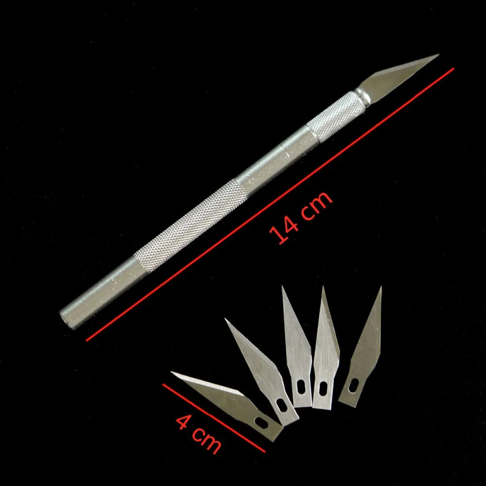 Carving Knife Precision Cutting Baguette Bread Slicing Knife Sculpture Knife Tools Fondant Gum Paste Cutter Baking Tools Metal