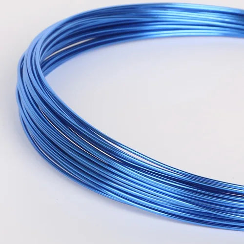 1mm (18 Gauge) 10M Anadized Aluminum Craft Floristry Wire Round Metallic Beading Wire for DIY Handmade Jewelry Makings