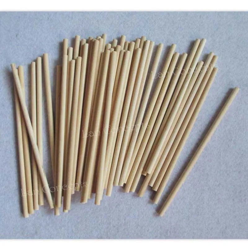 150x5mm Wood Round Lollipop Popsicle Sticks Ice Cream Stick Kids DIY Crafts Tools - 300pcs/Lot Free Shipping