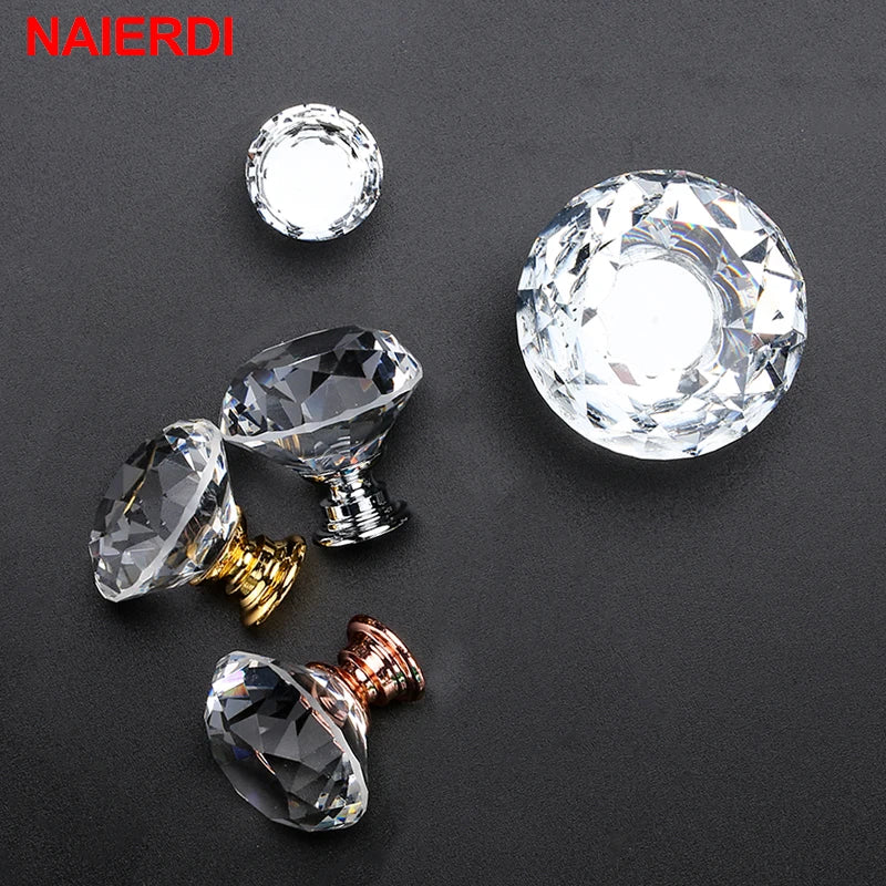 NAIERDI 40mm Pumpkin Ceramic Handles Drawer Knobs Cupboard Door Handles Single Hole Cabinet Handles with screws Furniture Handle