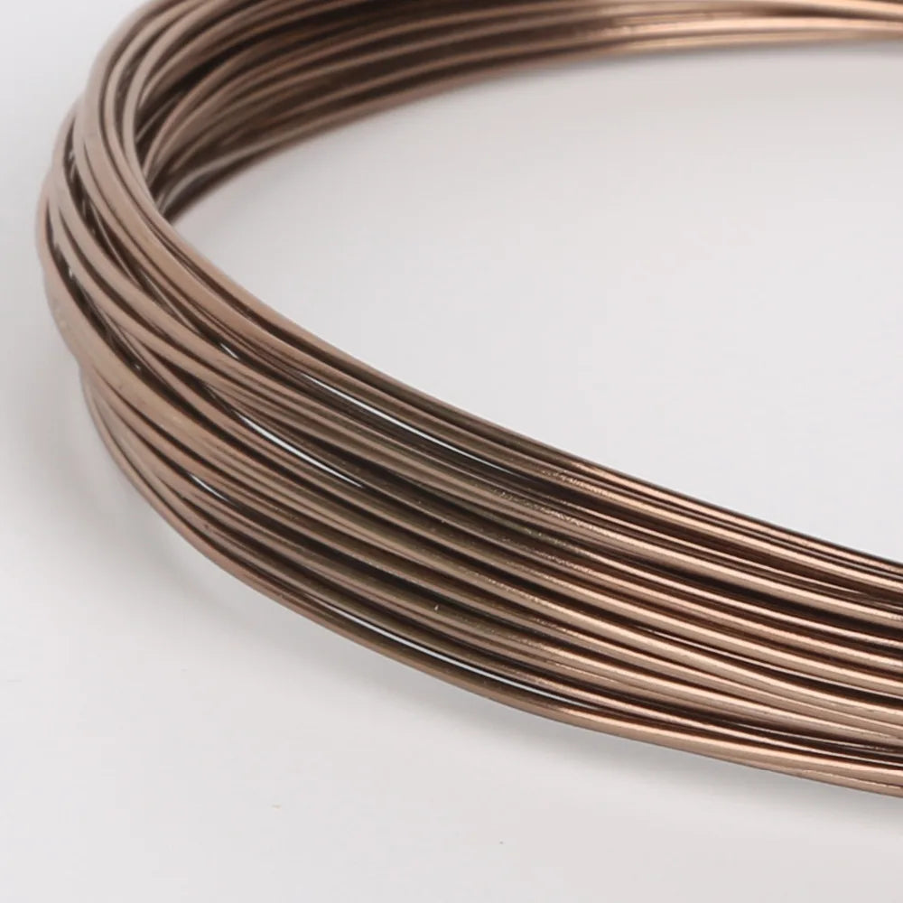 1mm (18 Gauge) 10M Anadized Aluminum Craft Floristry Wire Round Metallic Beading Wire for DIY Handmade Jewelry Makings