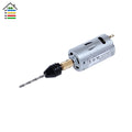 Mini DIY DC 12V Motor Hand  Electric Drill +0.5-3.2mm Keyless Chuck 10pc Twist Bits for PCB Wood Plastic Cardboard Hole Saw