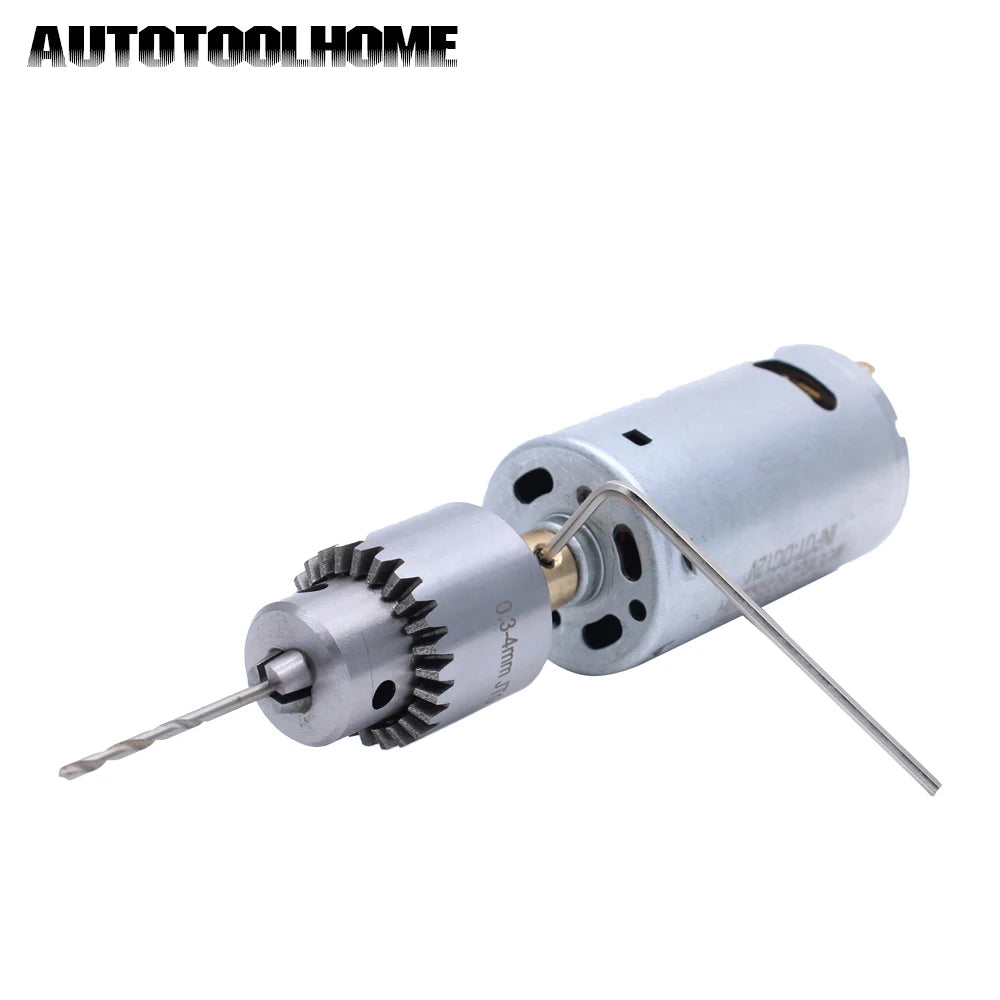 DC 12V Mini Drill Machine Electric Hand Drill Set Fit Wood PCB Press Drilling 0.3-4mm JT0 Chucks Woodworking Tool Accessories