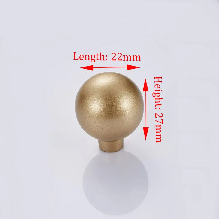 NAIERDI Solid Zinc Alloy Gold Cabinet Handles for Furniture Drawer Knobs Cabinet Pulls Decorative Home Decor Hardware