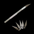 Carving Knife Precision Cutting Baguette Bread Slicing Knife Sculpture Knife Tools Fondant Gum Paste Cutter Baking Tools Metal