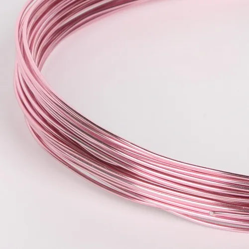 1mm (18 Gauge) 10M Anadized Aluminum Craft Floristry Wire Round Metallic Beading Wire for DIY Handmade Jewelry Makings