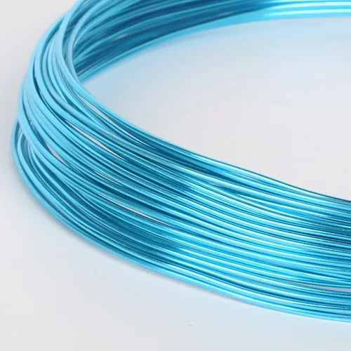 1mm (18 Gauge) 10M Anadized Aluminum Craft Floristry Wire Round Metallic Beading Wire for DIY Handmade Jewelry Makings