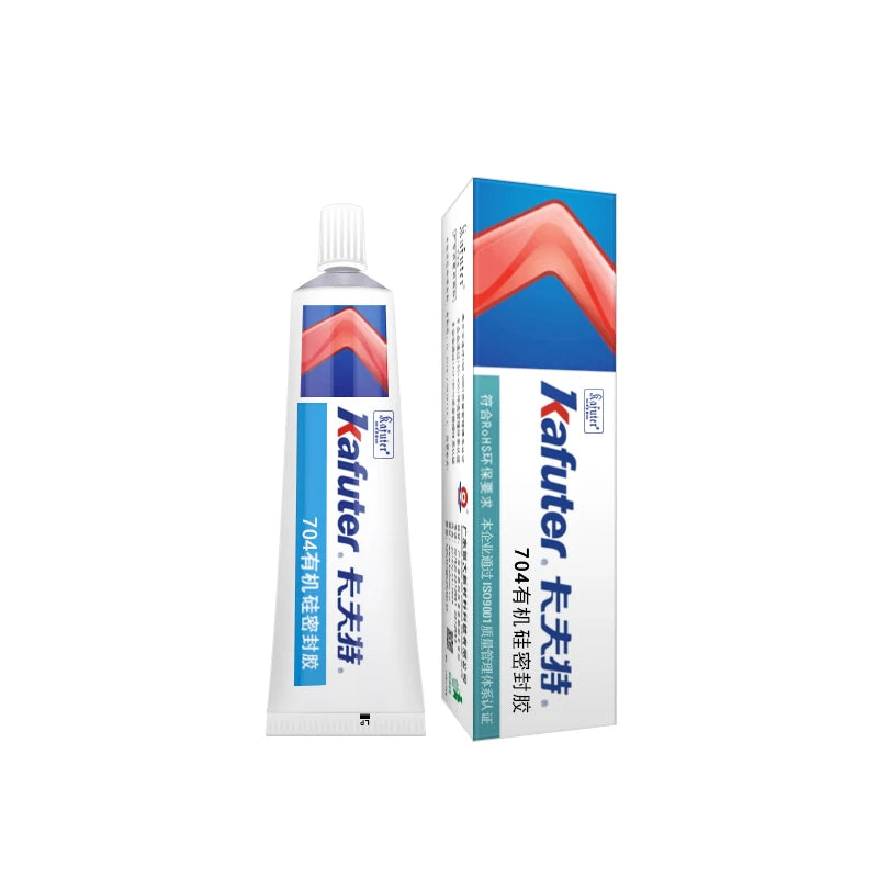Kafuter K-704 705 704B RTV Silicone Rubber Electronic Glue Sealant White balck Transparent Silicone Organosilicon Adhesive Glue