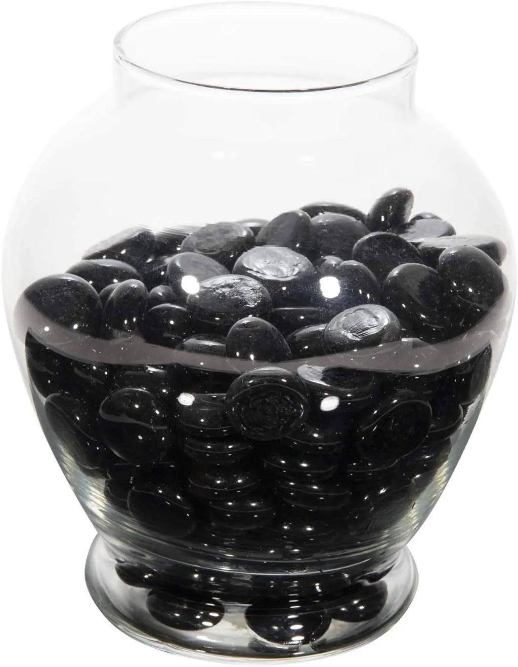 Glass Stone amber Clear Marbles Pebbles for Vases Bowl Filler Gems Decorative Centerpieces Florist Supplies Iridescent Decor