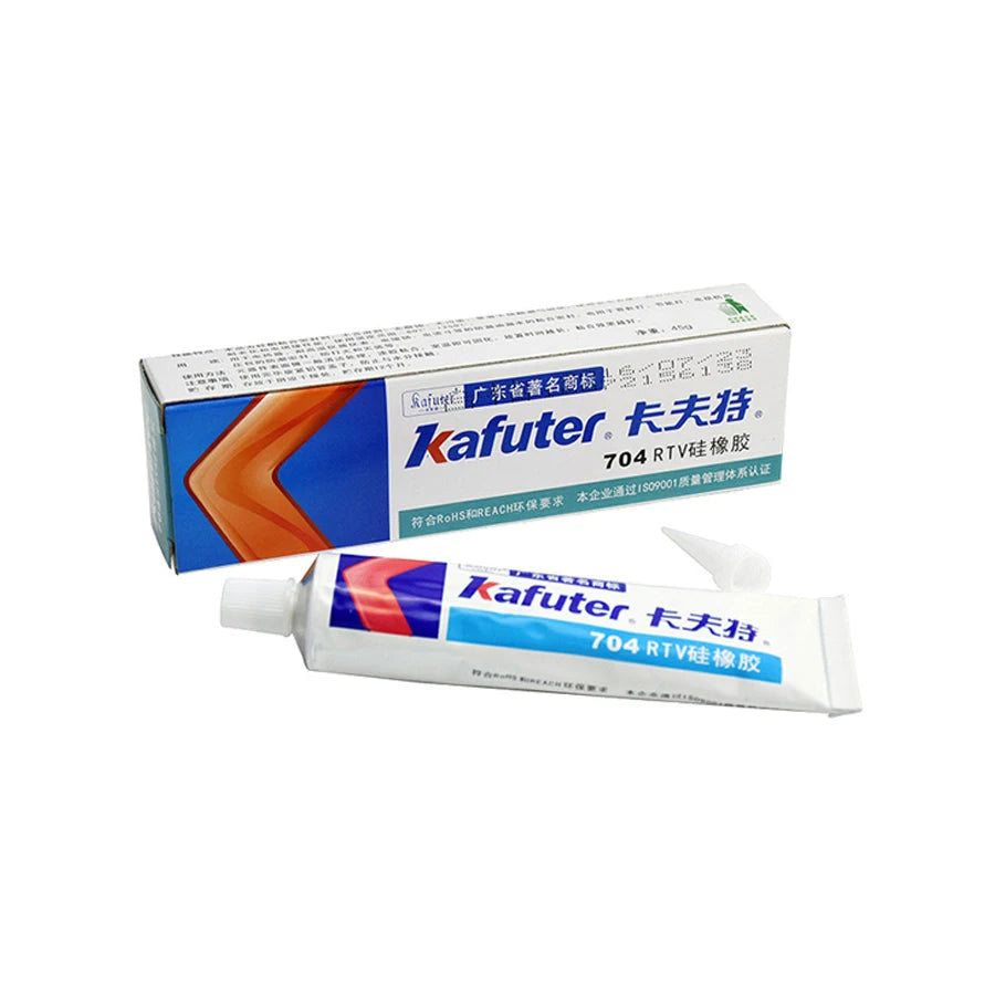 Kafuter K-704 705 704B RTV Silicone Rubber Electronic Glue Sealant White balck Transparent Silicone Organosilicon Adhesive Glue