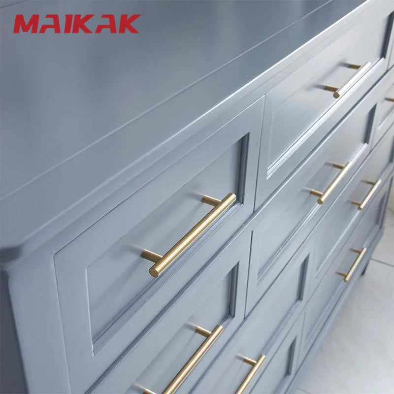 Black Golden Cupboard Handle Brushed Stainless Steel Kitchen Cabinet Door Knob Furniture Drawer Pull  Hardware Pulls  Bar Handle