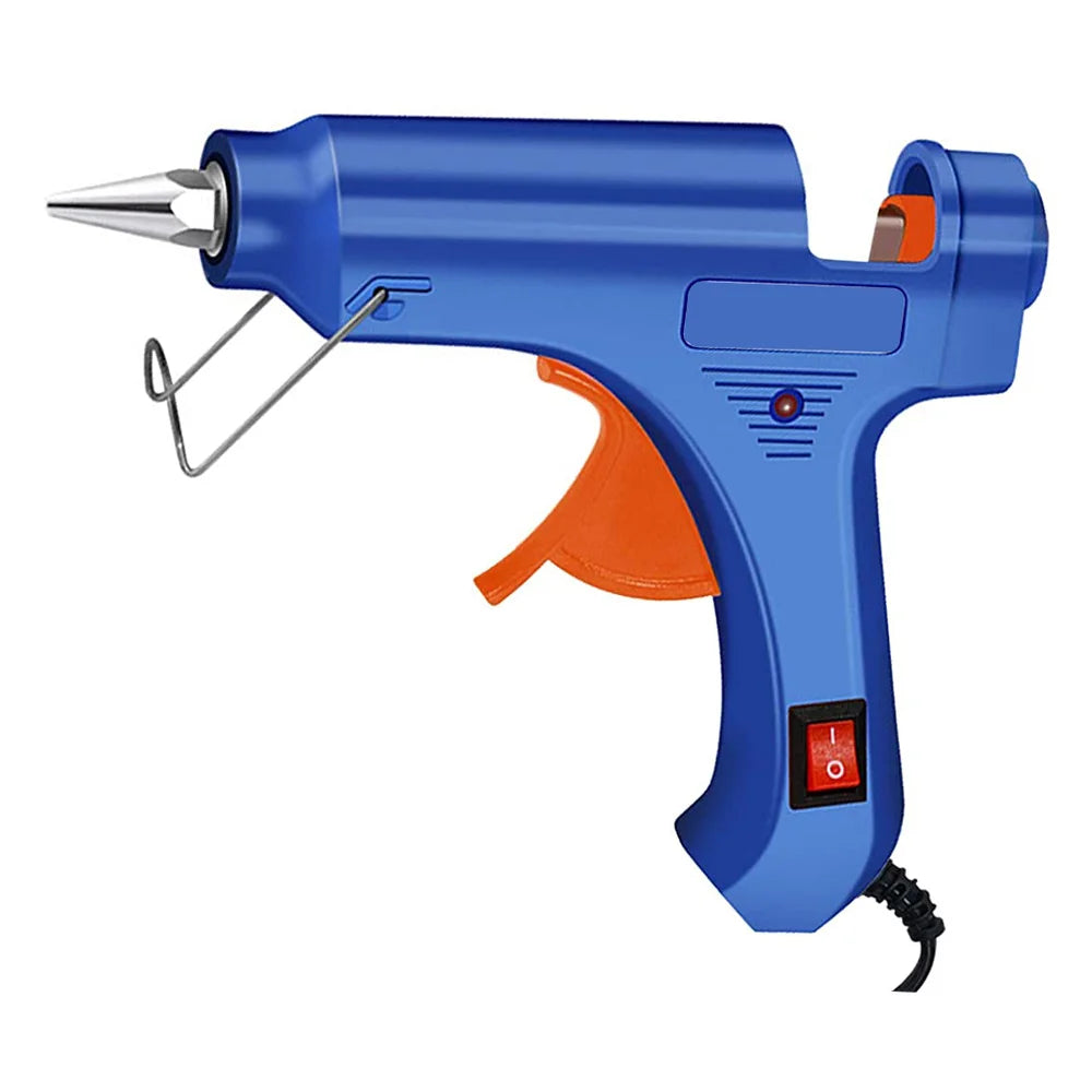 20W Hot Melt Glue Gun with Glue Sticks Industrial Mini Guns Thermo Electric Heat Temperature Tool with 7*100MM Sticks