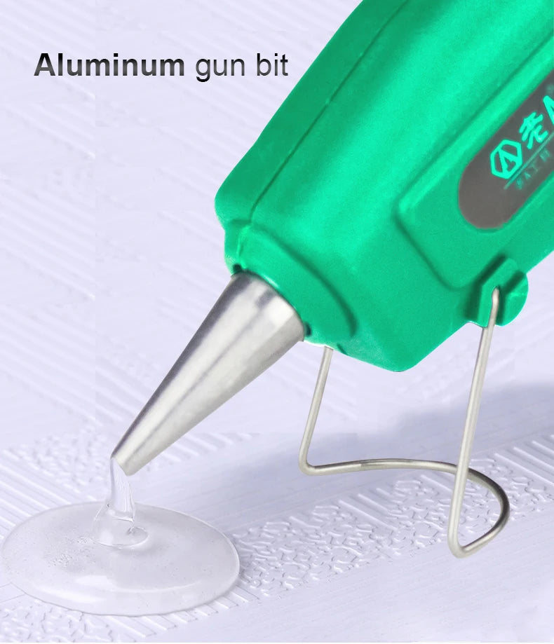 LAOA 25W Hot Melt Glue Gun with 7MM Glue Sticks Mini Industrial Thermo Electric Heat Gun Temperature Crafts Repair DIY Tool