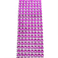 2yards 4cm Bling Diamond mesh Wrap ribbon silver Rhinestone Mesh Roll Home Party Decoration Crystal Tape Handmade Craft