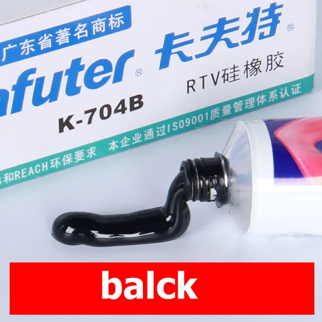 Kafuter K-704 705 704B RTV Silicone Rubber Electronic Glue Sealant White balck Transparent Silicone Organosilicon Adhesive Glue