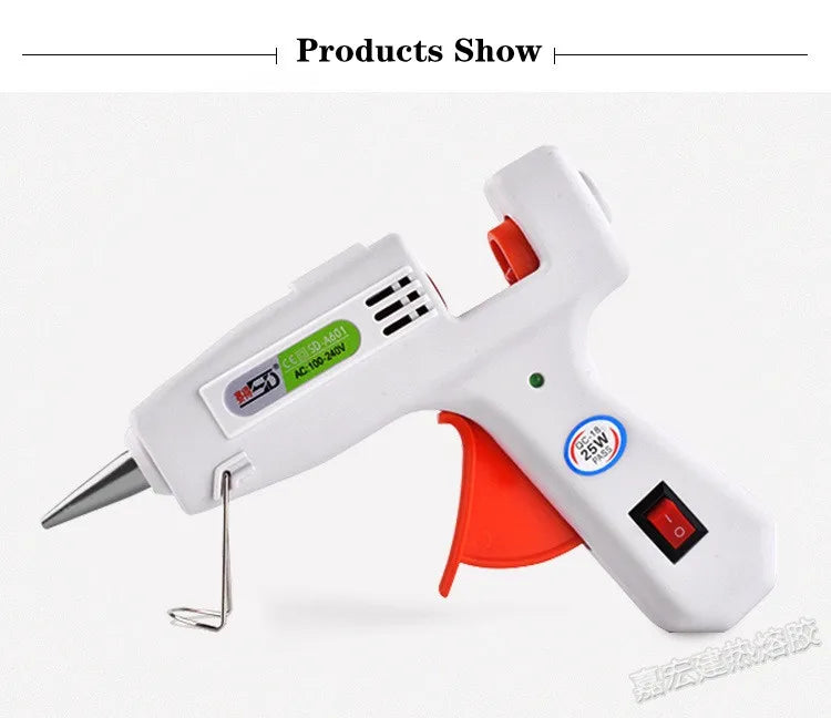 20W/60W/100W Hot Melt Glue Gun Smart Industrial Guns DIY Repair Tools Use 7mm/11mm Glue Sticks Heat Mini Gun