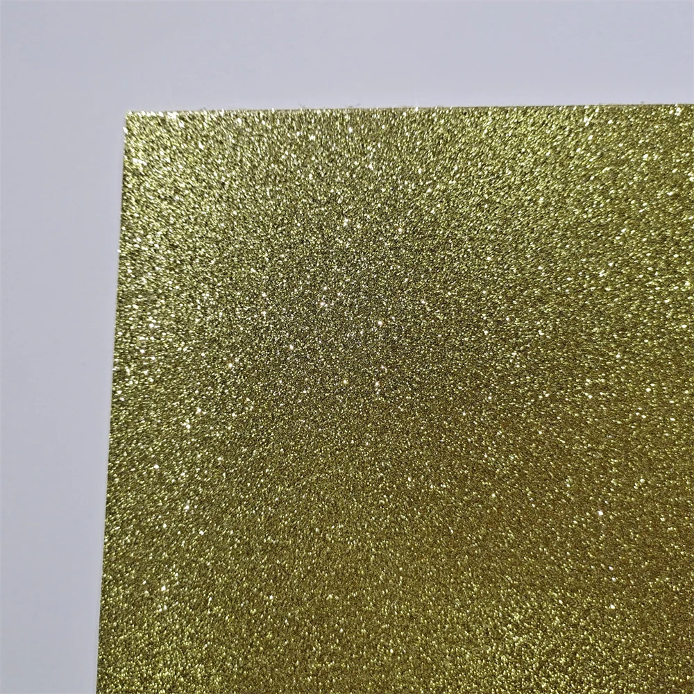 15pcs Children DIY Cardboard Colorful Glitter Paper Crafts sheet Glitter Card Stock