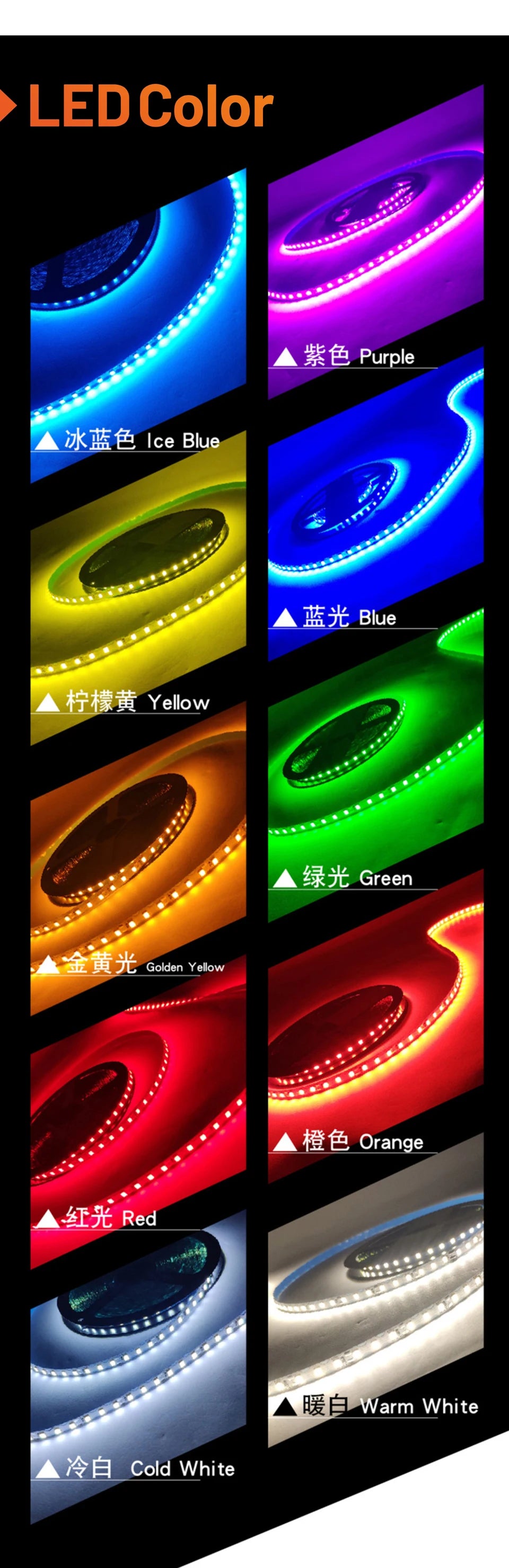 6/8mm 5M/Rolls DIY Separate Silicone Neon Strip 120Leds S-Bendable Newly Flexible Led Tape For LED Neon Sign Waterproof  IP67