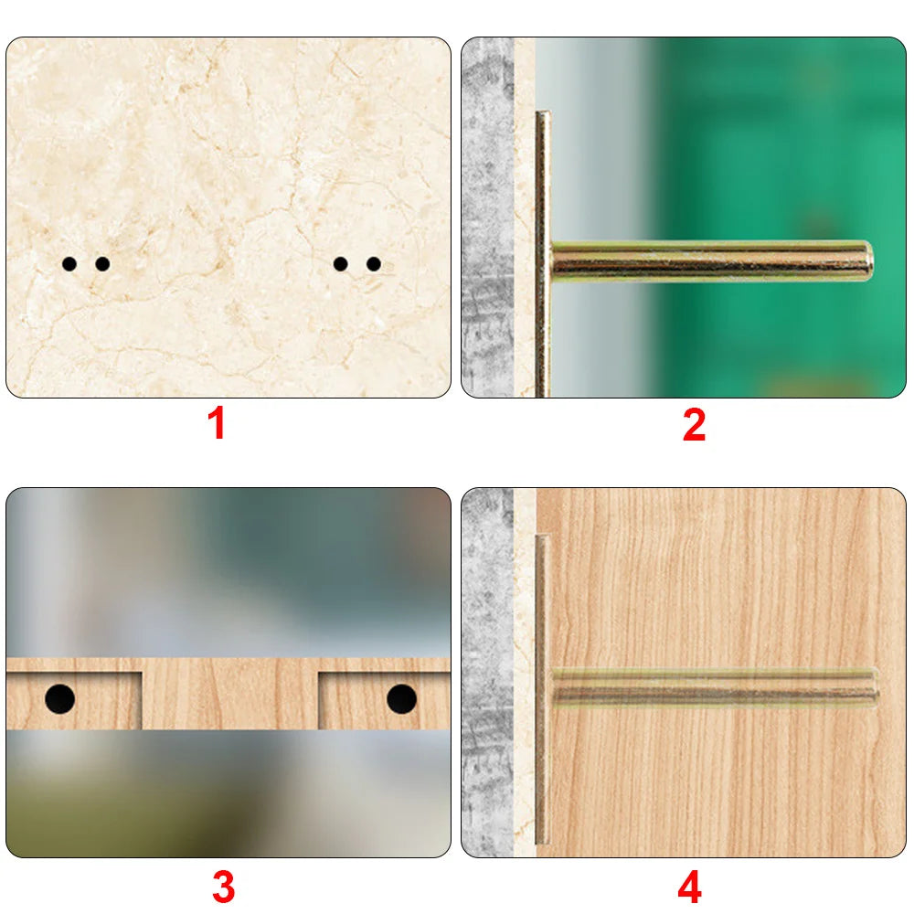 Invisible Floating Shelf Metal Brackets Heavy Duty Concealed Hidden Support Wall Mount Storage Shelf Furniture Hardware Racks